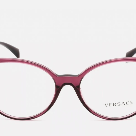 VERSACE VE3334 Eyeglass Frames Transparent Violet - Picture 6 of 7